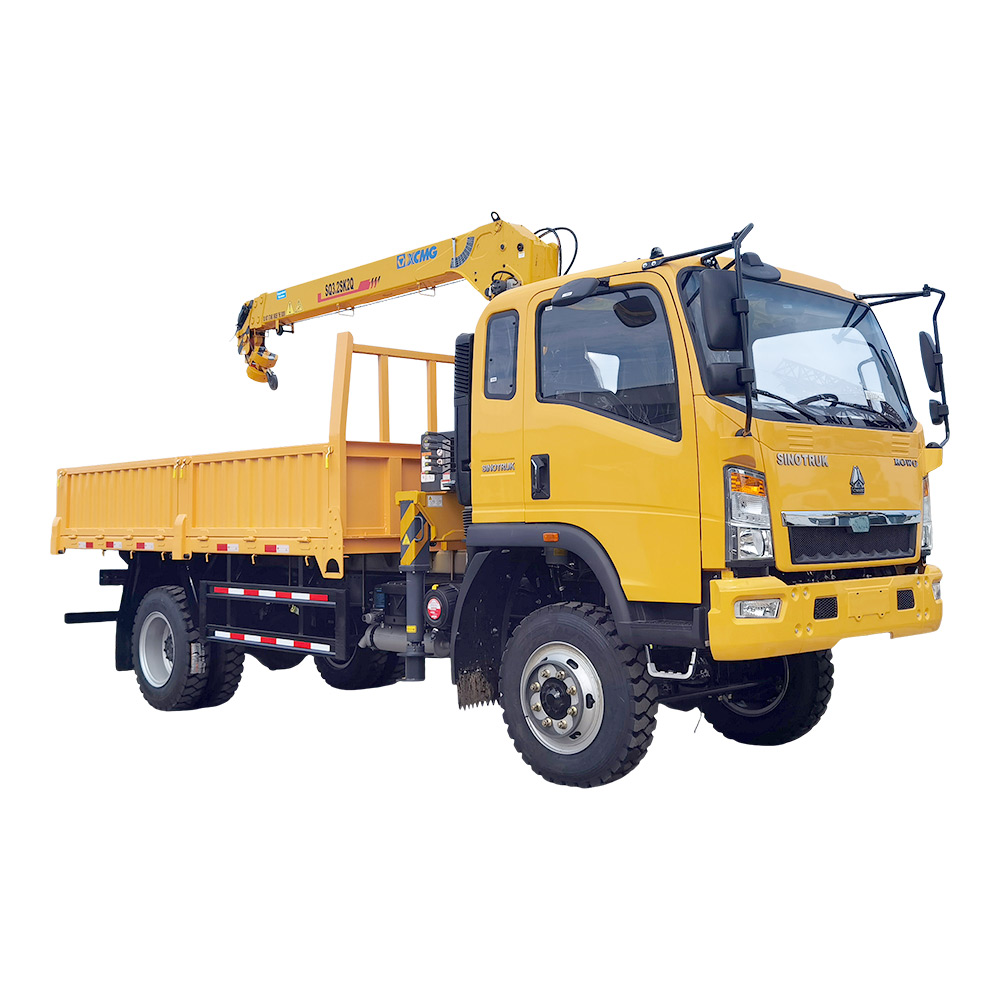 SINOTRUK HOWO 4X2 5T Telescopic Crane Truck