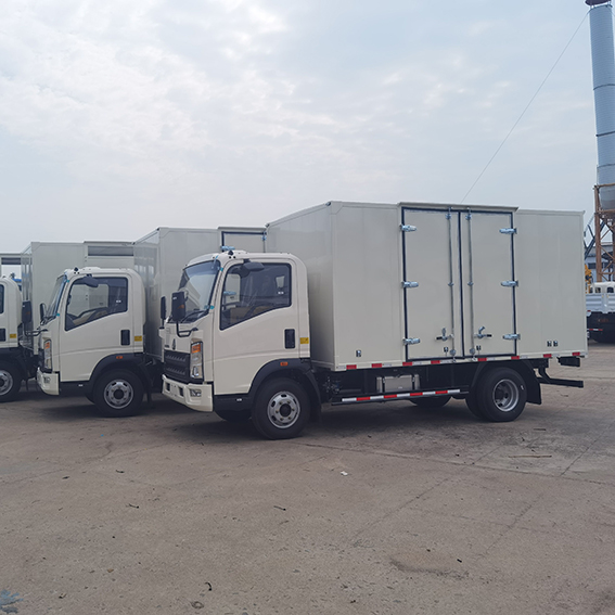 SINOTRUK HOWO 4X2 5T Light Duty Van Cargo Truck