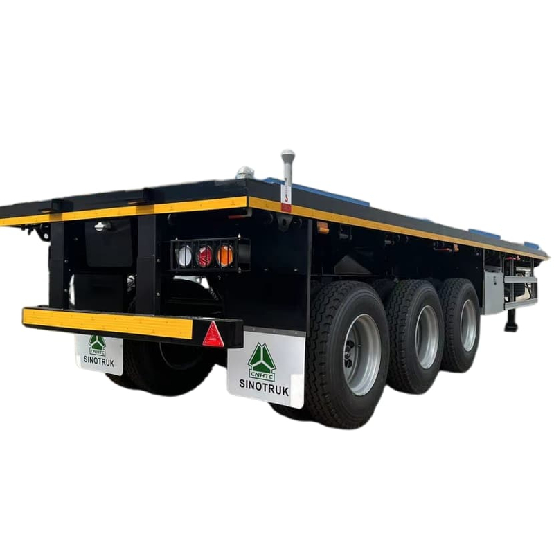 CIMC 3 Axles 60T Flatbed Container Trailer