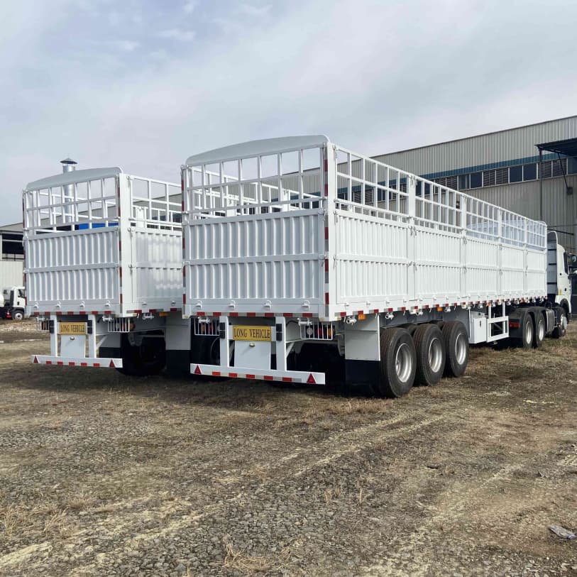 CIMC 3 Axles 1000mm and 600mm SideWall Trailer