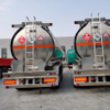 3 Axles 46000 Liters Aluminum Alloy Fuel Tanker Trailer for Tanzania