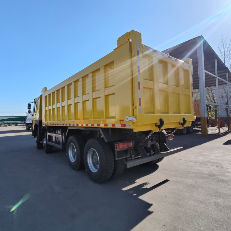 HOWO 8X4 25CBM Dump Tipper Truck for Tanzania in Stock