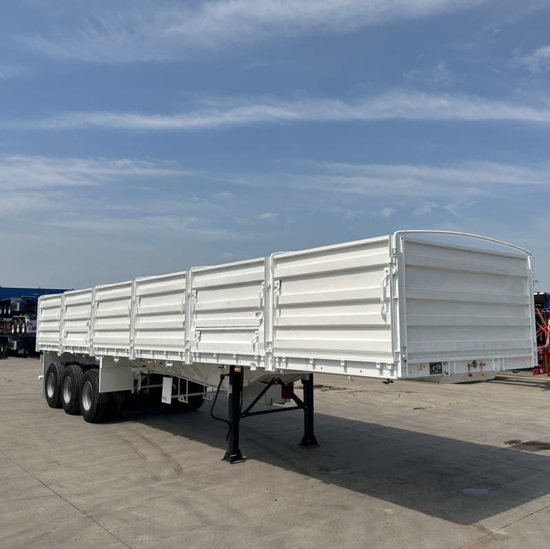 CIMC 3 Axles 40T 800mm Sidewall Trailer for Algeria