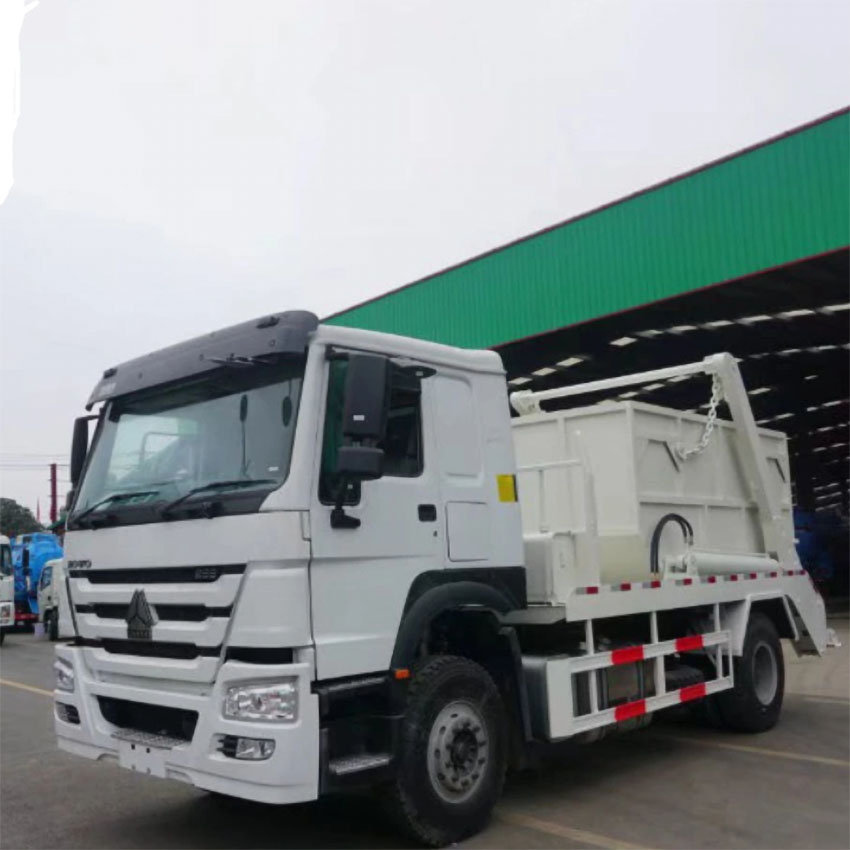 SINOTRUK HOWO 4X2 8CBM Heavy Duty Skip Load Garbage Truck