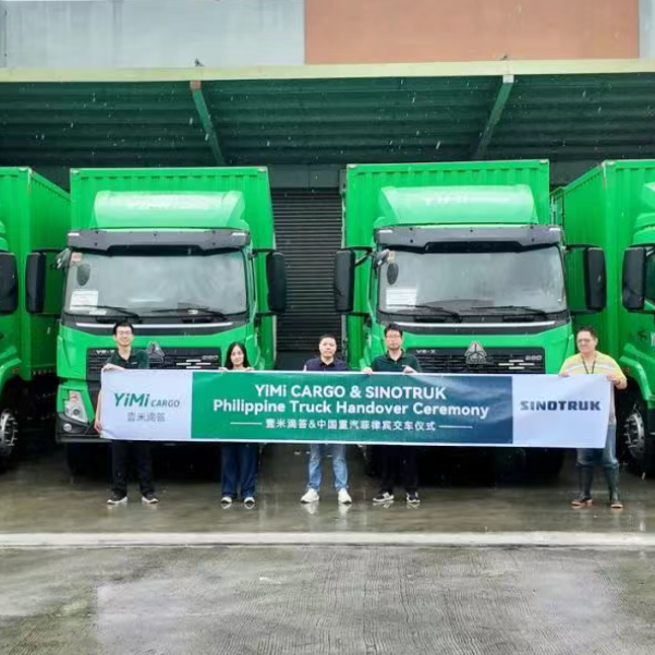 SINOTRUK Delivers First Batch Trucks to Yimidida Successfully