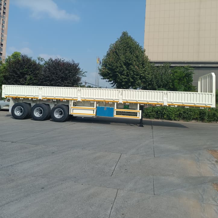 CIMC 3 Axles 600mm Sidewall Trailer for Algeria