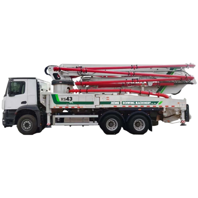 HOWO TX 43m Beton Mixer Pump Truck in Algeria