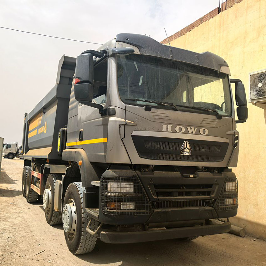 HOWO TX 8X4 22CBM Tipper Truck for Algeria 3