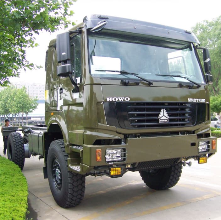 SINOTRUK HOWO 4X4 All Wheel Drive Cargo Chassis Truck