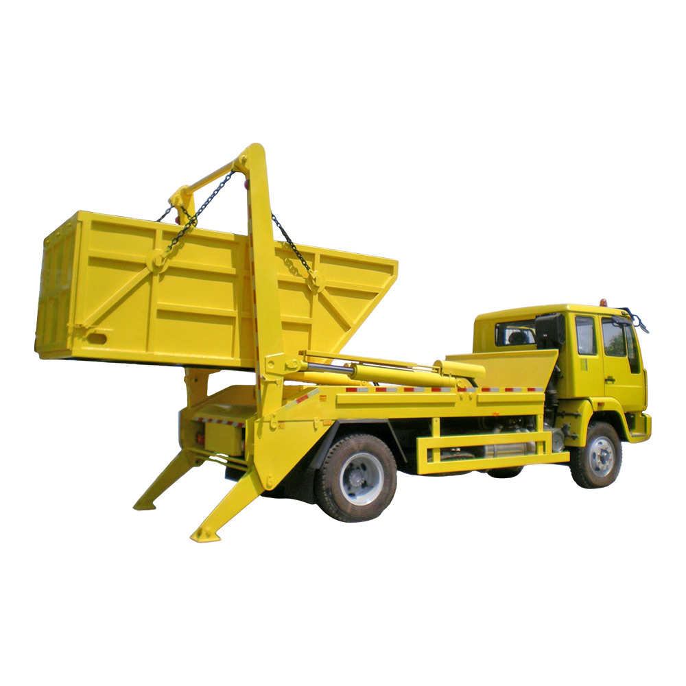 SINOTRUK 4X2 5CBM Swing Arm Garbage Truck