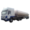 3 Axles 46000 Liters Aluminum Alloy Fuel Tanker Trailer for Tanzania