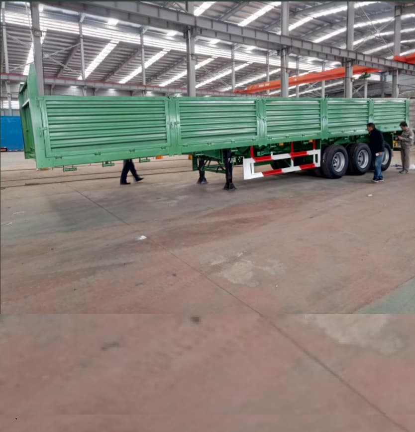 CIMC 3 Axles 600mm Sidewall Trailer for Algeria