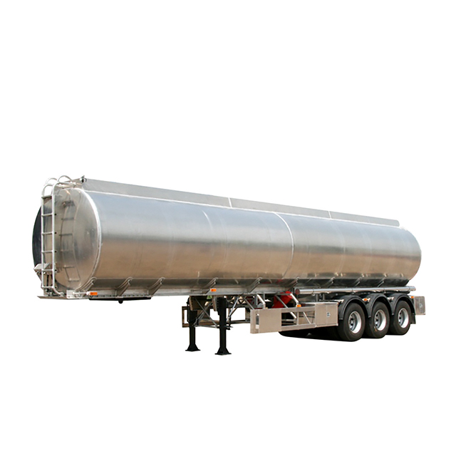 3 Axles 46000 Liters Aluminum Fuel Tank Trailer