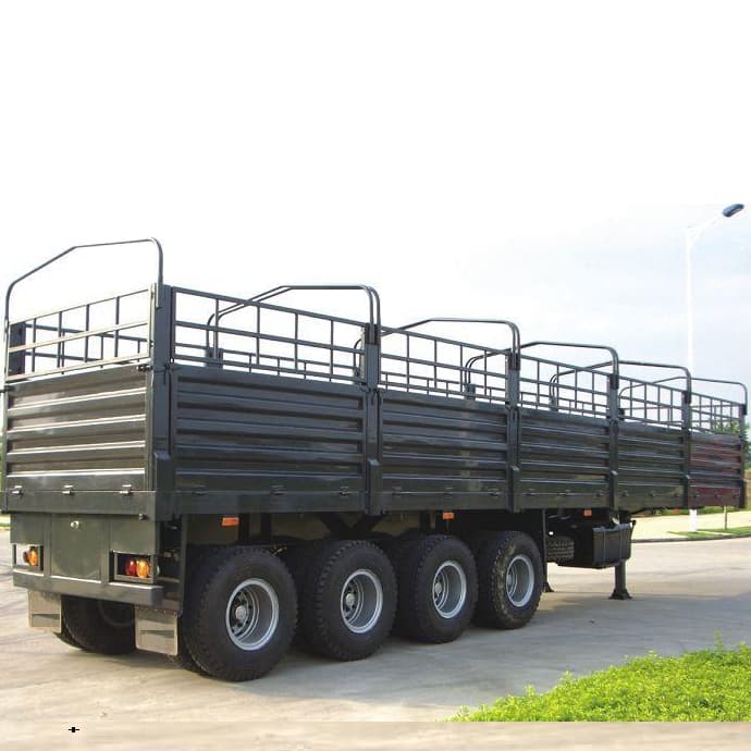 CIMC 3 Axles 40T Dropside Wallside Fence Trailer