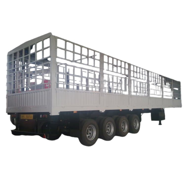 CIMC 4 Fuwa Axles Stake 60T Trailer