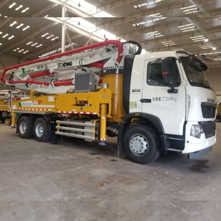 SINOTRUK 37m 42m Mounted Concrete Mixer Boom Pump Truck 5