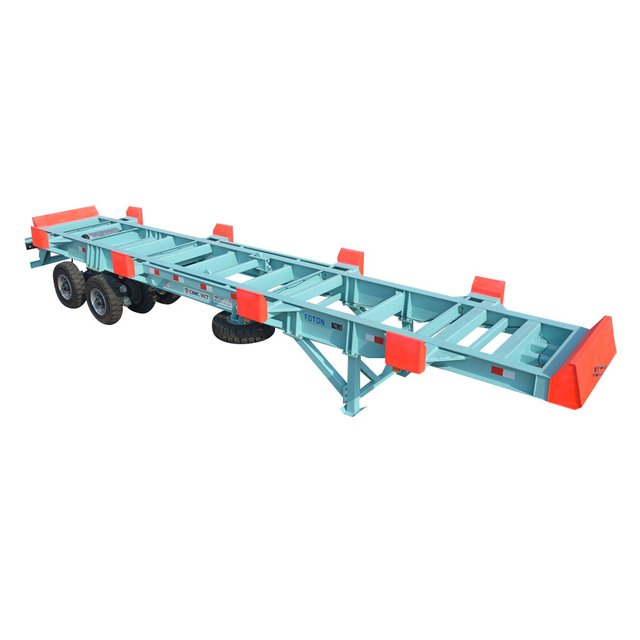 2 Axles 40FT Container Skeleton Terminal Semi Trailer