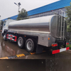 New HOWO 380HP 20000 Liters 20CBM Milk Stainless Steel Tank Truck