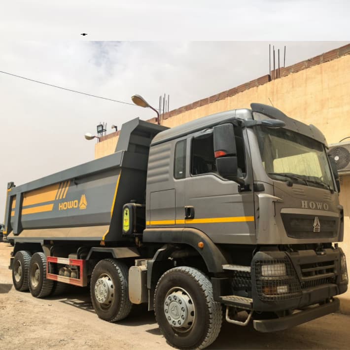 HOWO TX 8X4 22CBM Tipper Truck for Algeria 4