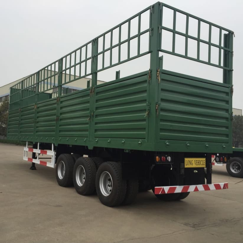 CIMC 3 Axles 40T Dropside Wallside Fence Trailer