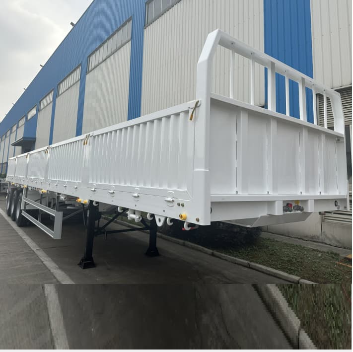 CIMC 3 Axles 60T Drop Side Trailer for Algeria