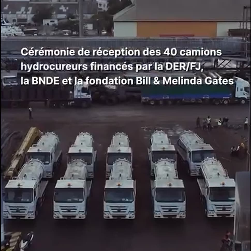 40 units 10,000 Liters Sewage Trucks' receiption Ceremony in Senegal