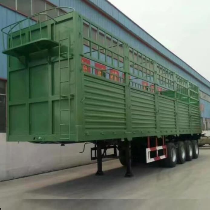 CIMC 4 Fuwa Axles Stake 60T Trailer