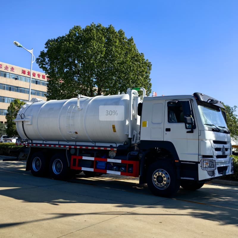 HOWO 6X4 20CBM Sewage Suction Truck for Zambia 5 - 副本