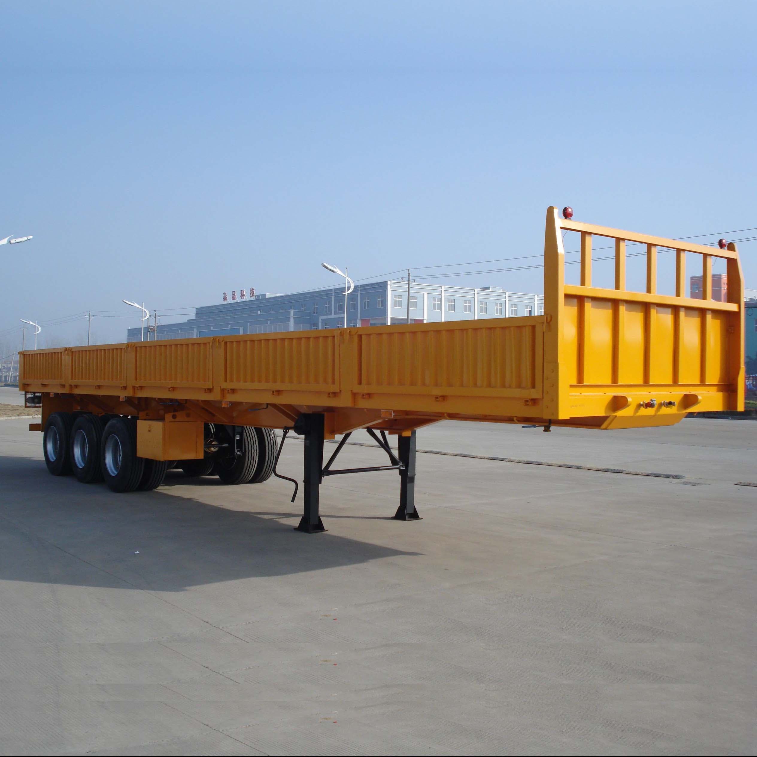 CIMC 3 Axles 60T 600mm Sidewall Trailer for Algeria 