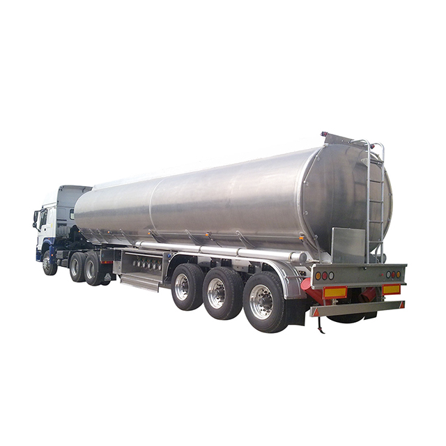 3 Axles 46000 Liters Aluminum Fuel Tank Trailer