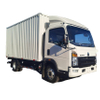 Right Hand Drive HOWO 4X2 5T Light Duty Van Box Truck in stock