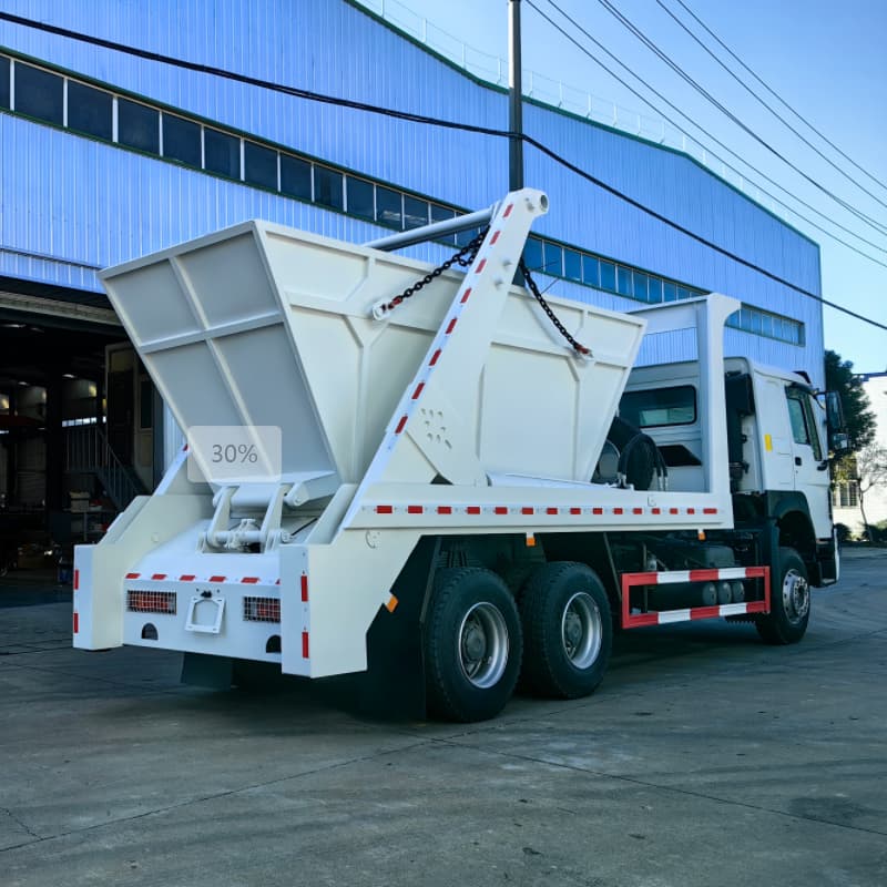 HOWO Heavy Duty 6X4 12CBM Skip Box Garbage Truck