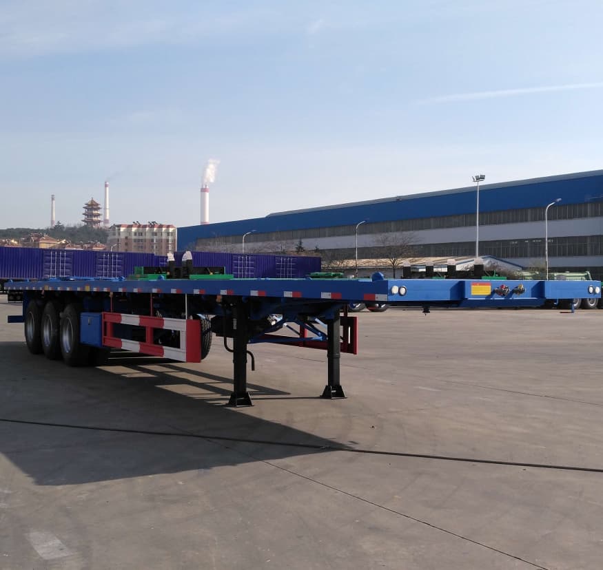 CIMC 3 Axles 60T Flatbed Container Trailer