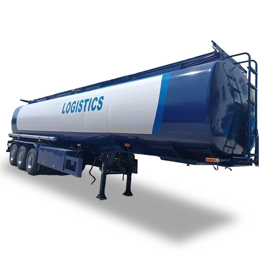 3 Axles 42000 Liters Carbon Steel Fuel Tank Trailer