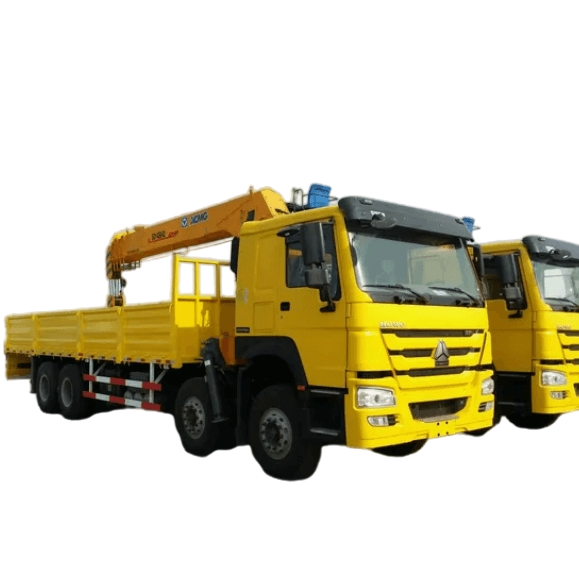 SINOTRUK HOWO 8X4 20T XCMG Telescopic Crane Truck 3