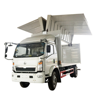 SINOTRUK HOWO 4X2 5T Light Duty Wing Box Truck