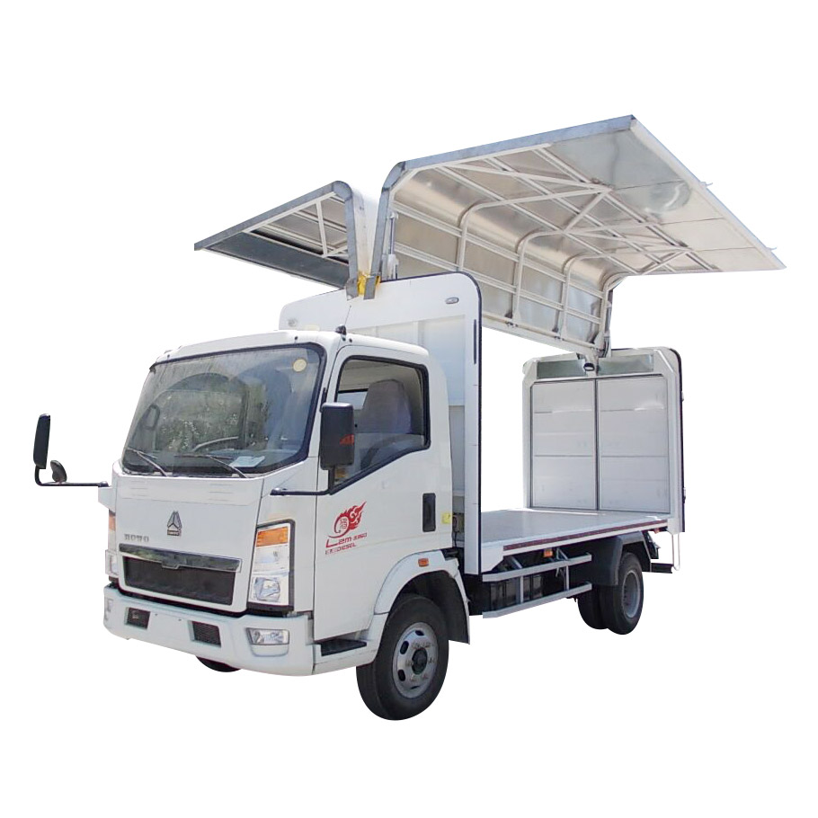 SINOTRUK HOWO 4X2 5T Light Duty Wing Box Truck