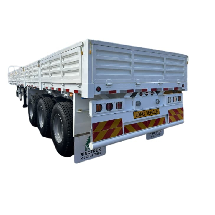 CIMC 3 Axles 600mm Sidewall Trailer for Algeria