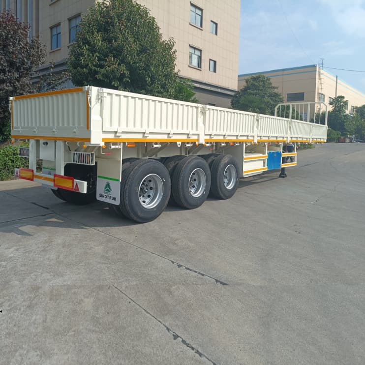 CIMC 3 Axles 40T Drop Side Trailer for Algeria