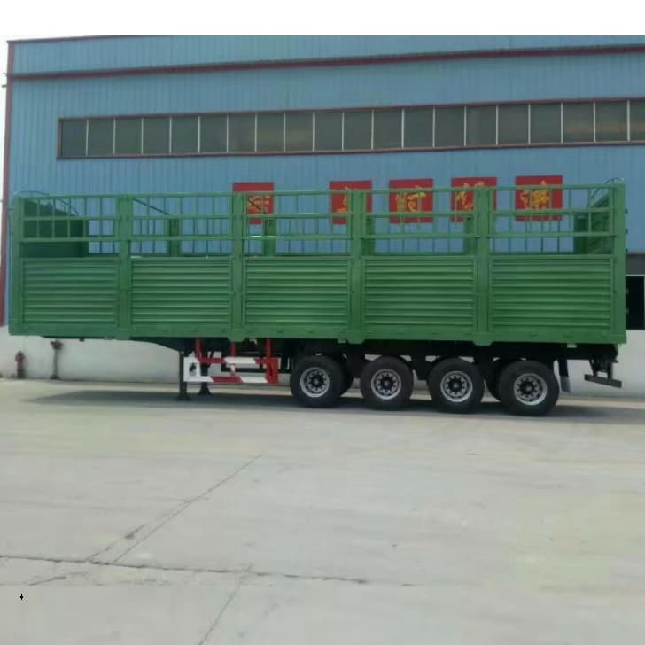 CIMC 4 Fuwa Axles Stake 60T Trailer