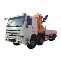 SINOTRUK HOWO 8X4 43T Folded Crane Truck 