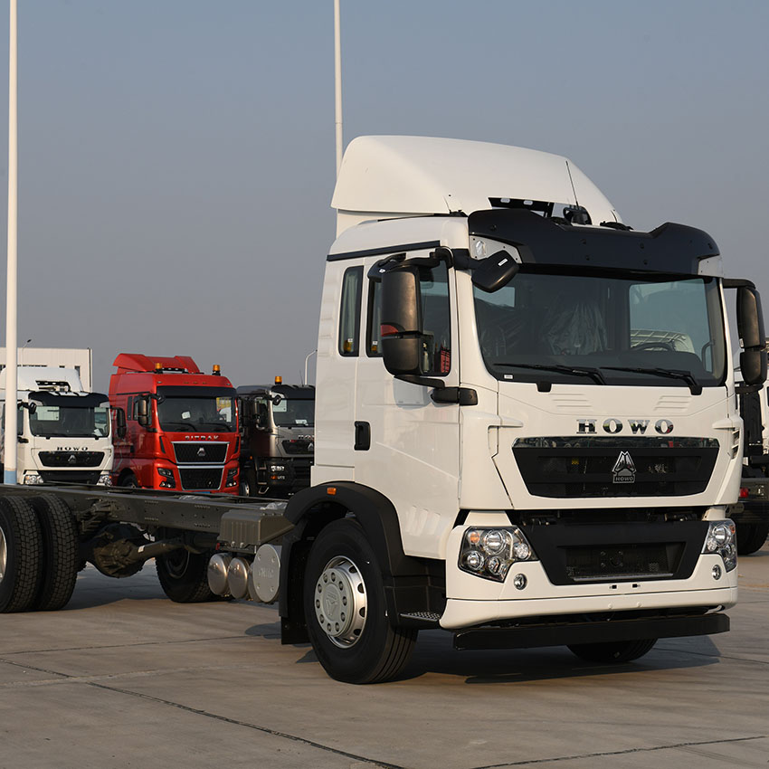 SINOTRUK HOWO TX 6200mm Wheelbase Cargo Chassis For Algeria