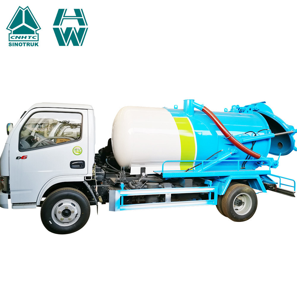 SINOTRUK HOWO 4X2 5000 Liters Sewage Suction Truck