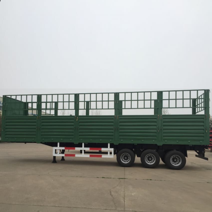 CIMC 3 Axles 40T Dropside Wallside Fence Trailer