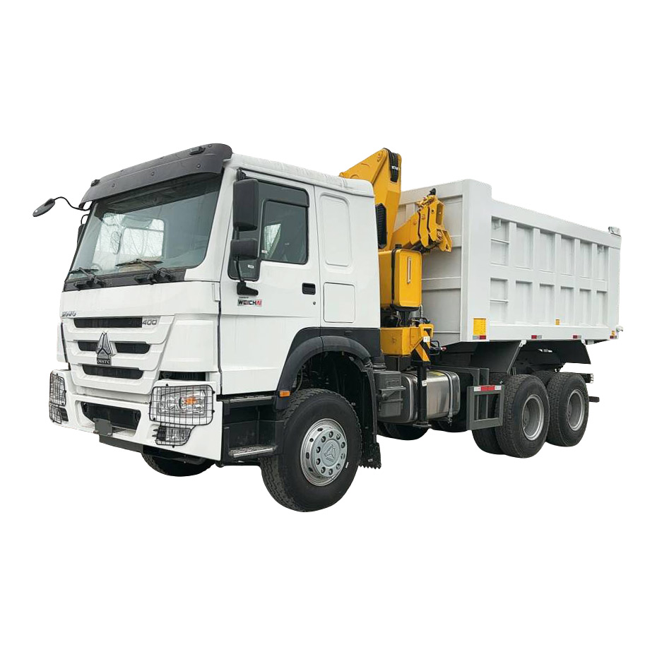 SINOTRUK HOWO 6X4 Dump Truck with Crane 