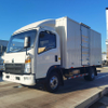 Right Hand Drive HOWO 4X2 5T Light Duty Van Box Truck in stock