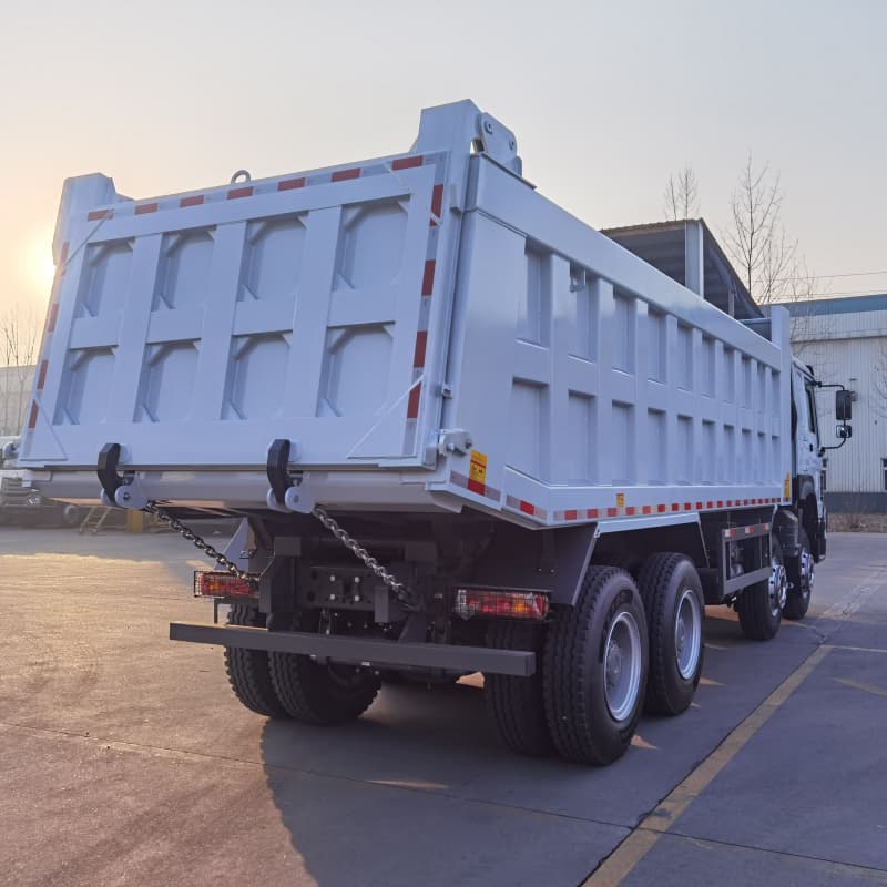 HOWO 8X4 25CBM Dump Tipper Truck for Tanzania in Stock 6