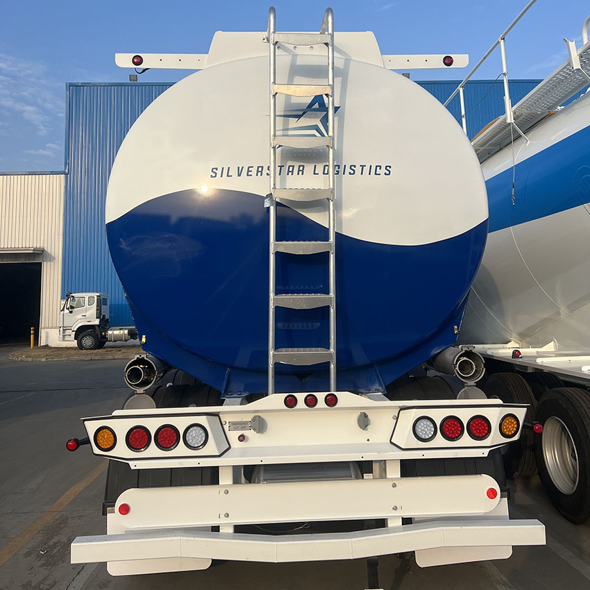 3 Axles 42000 Liters Carbon Steel Fuel Tank Trailer