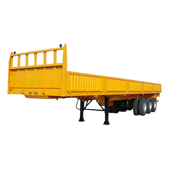CIMC 3 Axles 40T Drop Side Trailer for Algeria