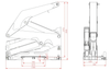  XCMG 3 Axles Side Lift Trailer